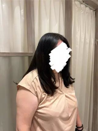 セミロング 加藤 風花のヘアスタイル