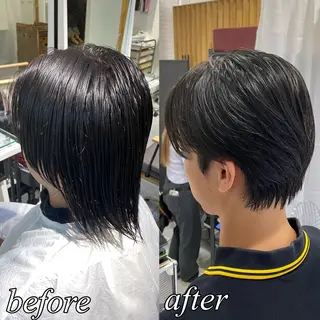 ショート パーマ メンズ メンズカット/ニュア ンスパーマkaitoのヘアスタイル