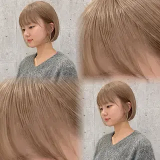 ショート 似合わせヘア🤎透明 感カラー🤎MIKAのヘアスタイル