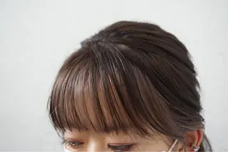 ロング 甲斐 もあのヘアスタイル