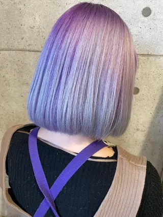 ミディアム 園田 彩音のヘアスタイル