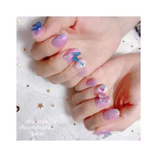 ミディアム ネイル 👑enen style👑のネイルデザイン