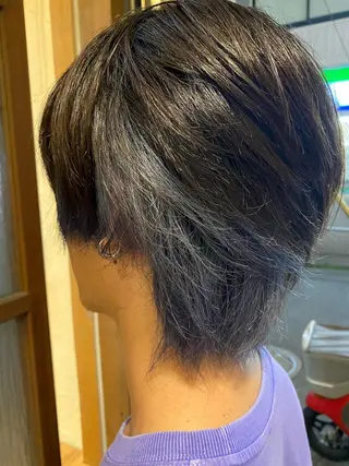 ミディアム カラー パーマ ヘアアレンジ メンズ キッズ ネイル マツエク・マツパ 🌈髪質改善・美髪矯 正・平野瀬乃🌈のヘアスタイル