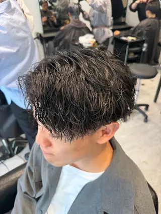 パーマ メンズ メンズ特化👨 細谷碧海のヘアスタイル
