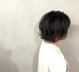 ショート カラー ショート/ボブ/ 白髪染め/メンズ葛西のヘアスタイル