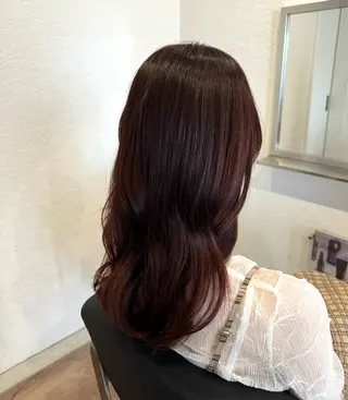 セミロング 山下 遼香のヘアスタイル