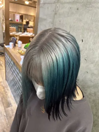 セミロング カラー 🎨デザイン🥇 美髪・艶髪 日暮千敬のヘアスタイル