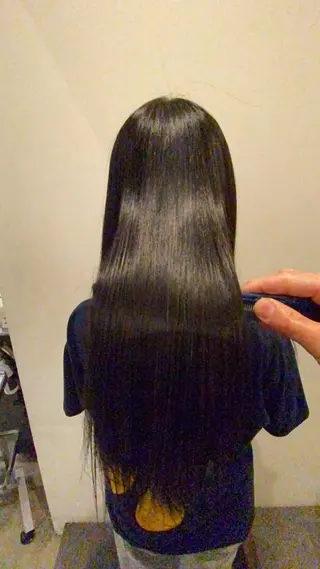 セミロング 無料カットモデル 丸川英心のヘアスタイル