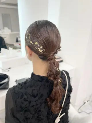 ロング ヘアアレンジ ヘアセット専門店 Rのヘアスタイル