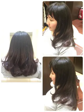 ロング 池田 寿子のヘアスタイル