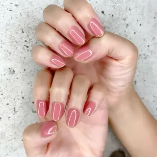 ミディアム カラー パーマ ヘアアレンジ メンズ キッズ ネイル マツエク・マツパ Salon Ｋのネイルデザイン