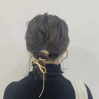 ショート ヘアアレンジ 甲斐 もあのヘアスタイル