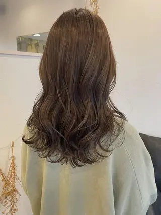 セミロング m ā l o.🌷 サカモトマイコのヘアスタイル