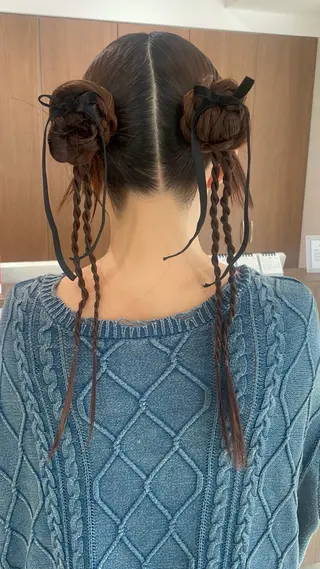 ヘアアレンジ 福島成美/髪質改善 縮毛矯正/カラーのヘアスタイル