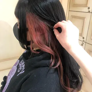 ロング カラー ヘアアレンジ 透明感カラー 古山 結季🌙🖤のヘアスタイル