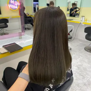 セミロング カラー ヘアアレンジ mai🍑暖色カラー /レイヤー💖のヘアスタイル