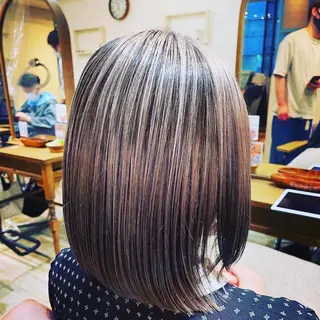 ミディアム 横浜関内髪質改善 re:Magoのヘアスタイル