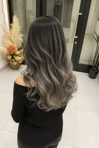 セミロング 小田原NO1 美容師 飯田飛翔のヘアスタイル