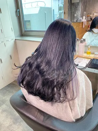 ロング カラー エフェクトブリーチ 🌟前澤啓太朗のヘアスタイル
