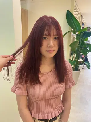 セミロング 東京の技術を 京都で✂︎🕊️💖のヘアスタイル
