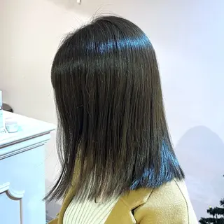 セミロング カラー 🌙Runa つや髪 小顔ショート/ウルフのヘアスタイル