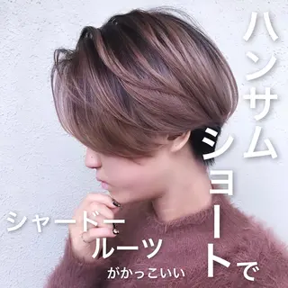 ショート カラー ✨原宿ハイトーン ブリーチ職人菊池のヘアスタイル
