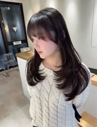 カラー 🍒HARUKA🍒 髪質改善/艶髪/韓国のヘアスタイル