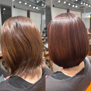 ショート 髪質改善縮毛✨ 泉谷彪芽のヘアスタイル