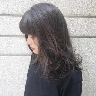 ミディアム 低ダメージパーマ ケアパーマ/武田明大のヘアスタイル