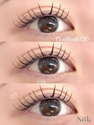 マツエク・マツパ Silk by Bianca未奈🩶のマツエク・マツパデザイン