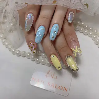 ネイル 💕鈴木ユリ パラジェル/オフ無料のネイルデザイン