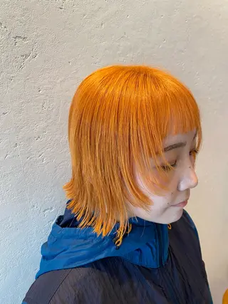 ミディアム 希優🌺ソムリエ /ブリーチ/カットのヘアスタイル