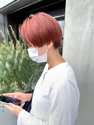 ショート カラー mizuki /メンズカット募集のヘアスタイル