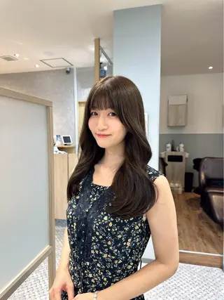 ロング カラー ヘアアレンジ REONA🪽✨薬院 レイヤーカット🫧のヘアスタイル