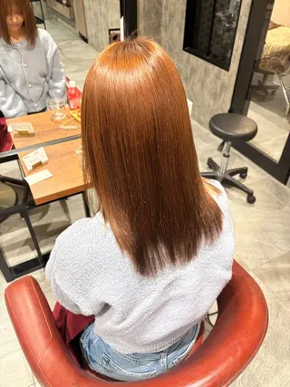 ミディアム earth中野山店 西尾　乃朱のヘアスタイル