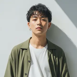 パーマ メンズ 吉田 みき ｜磐田｜メンズサロンのヘアスタイル