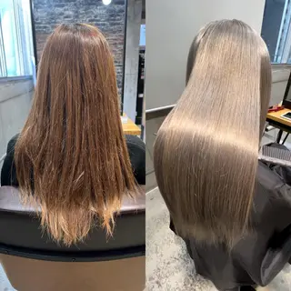 ロング カラー 当日予約OK⭕️ 佐藤太一のヘアスタイル