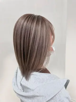 ミディアム カラー コレットヘアー 田中アヤノのヘアスタイル