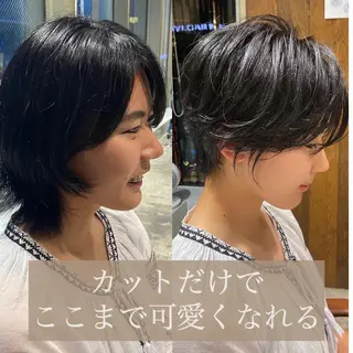 ショート 伊奈 航平のヘアスタイル