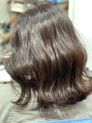 セミロング カラー Snaly カラー特化ページのヘアスタイル