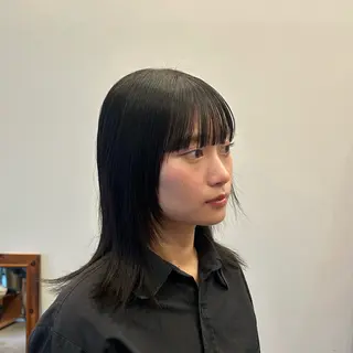 ミディアム カラー ミシン /サラ 🌿のヘアスタイル