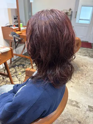 ミディアム パーマ ma koのヘアスタイル