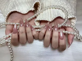 ネイル Chiara 長さだしのネイルデザイン