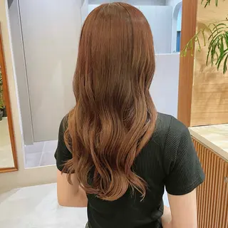 ロング カラー ボブ/縮毛矯正/レイ ヤー♡Natsukiのヘアスタイル