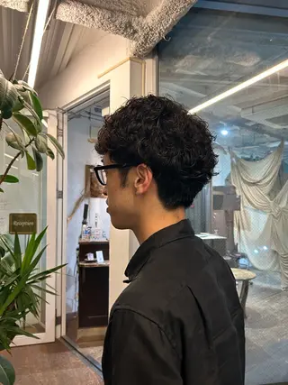 ショート パーマ jiji所属・青木 真生のヘアスタイル