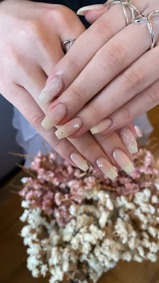 ネイル crystal ⭐︎ colorのネイルデザイン
