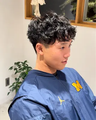 パーマ メンズ パライソ南公園店 神津 由依のヘアスタイル