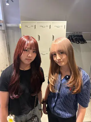 カラー 透明感ベージュ🤎 ナチュラルレイヤーのヘアスタイル
