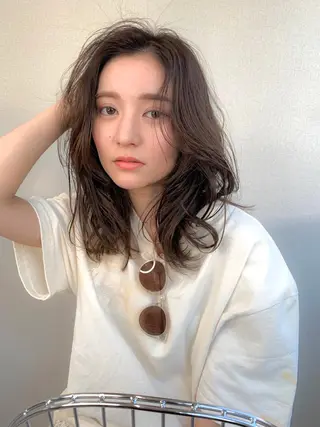 ミディアム カラー ✨上品レディーなヘア スタイルへ✨髙木諒也のヘアスタイル