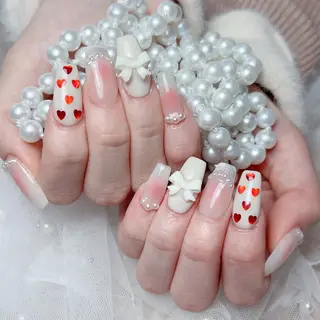ネイル M🌷nail 長さだし専門店のネイルデザイン
